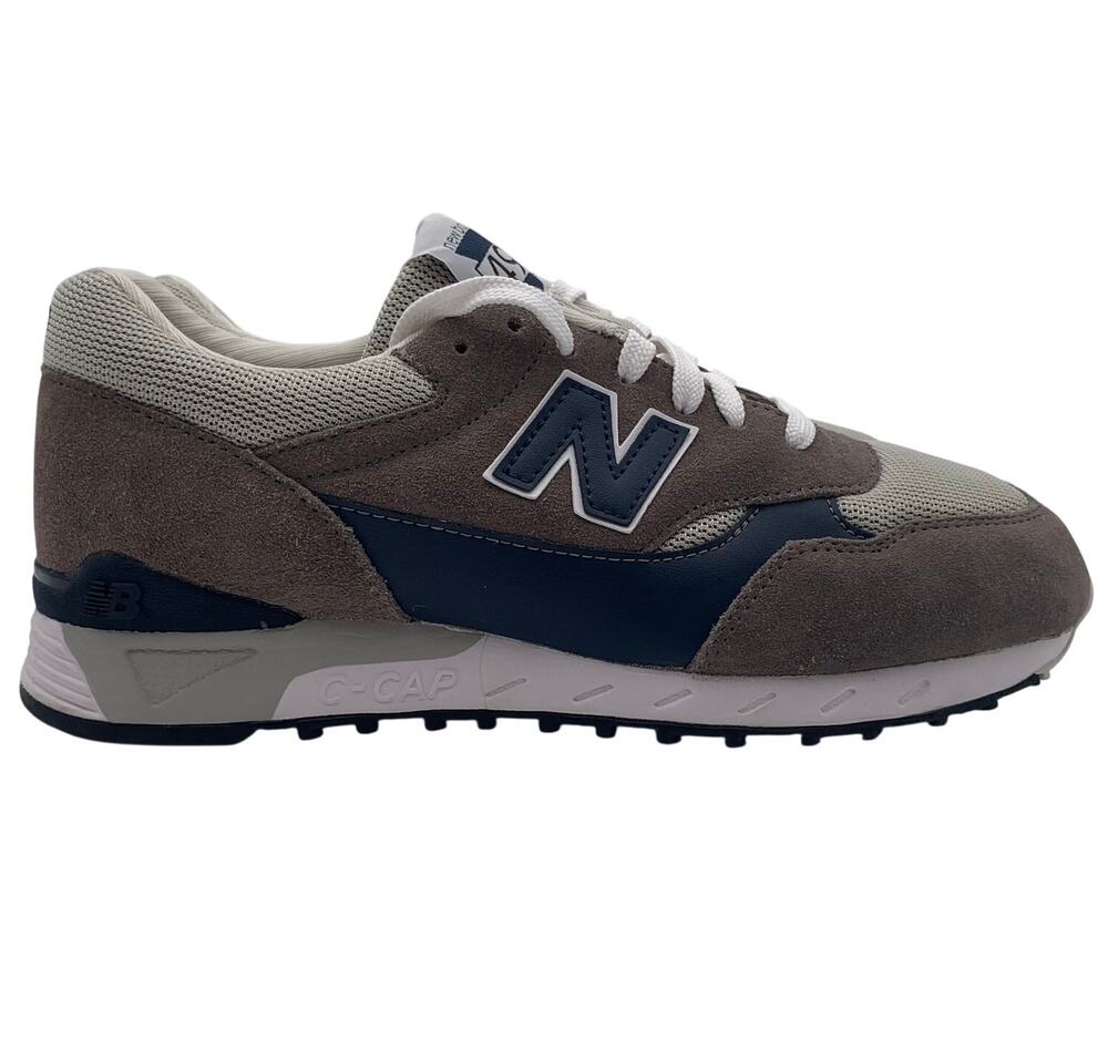 New Balance 496 Men Size 8 Gray Blue CM496GR Retro Dad Shoe Classic Sneakers